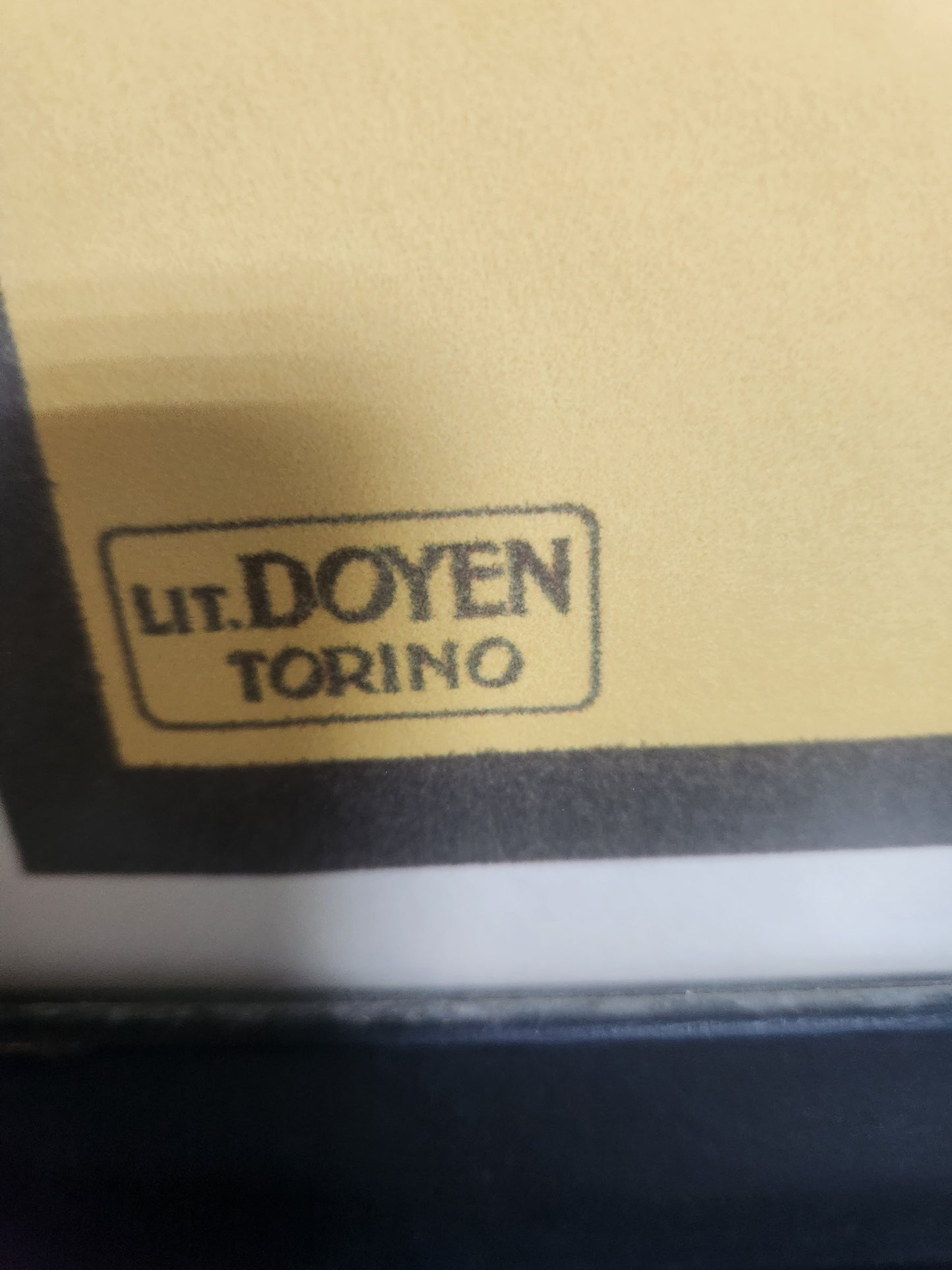 Printer's mark Lit. Doyen Torino reproduced in the lower left of the poster