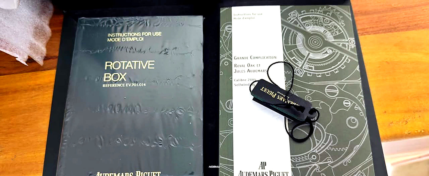 Audemars Piguet Rotative Watch Winder Box EV.701.014 – Box & Manuals Only, No Watch – Like New